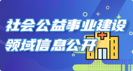 社会公益事业建设领域信息公开