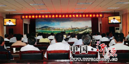 全省供销合作社综合改革试点启动电视会议召开