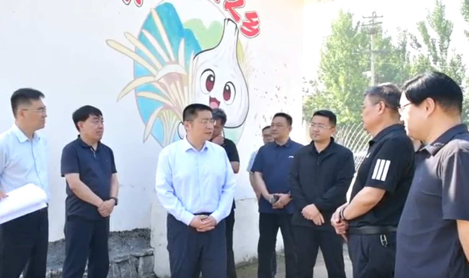 县委副书记、县人民政府县长赵学督导生态环境重点工作