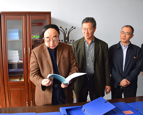 市关工委常务主任王学刚一行来我县调研工作