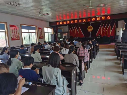 沂源县人民政府 基层动态 石桥镇"三横三纵,织密汛期防护网