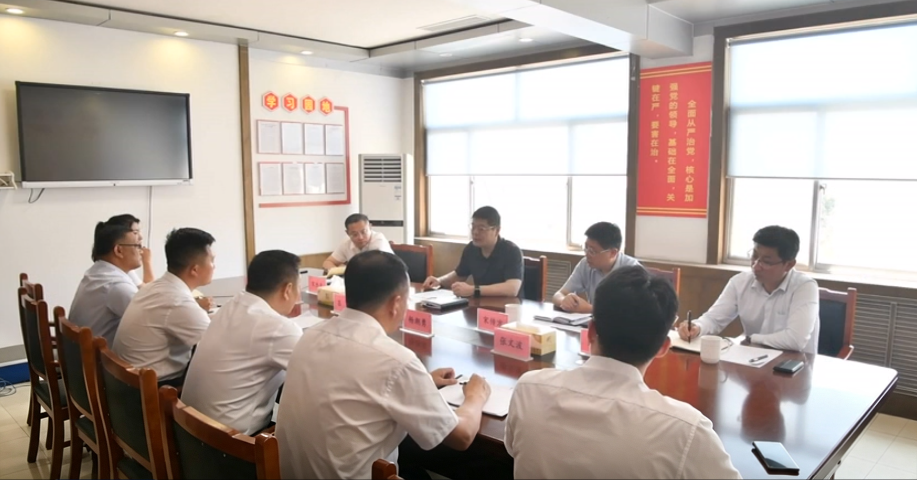 县委书记张涛到中庄镇调研