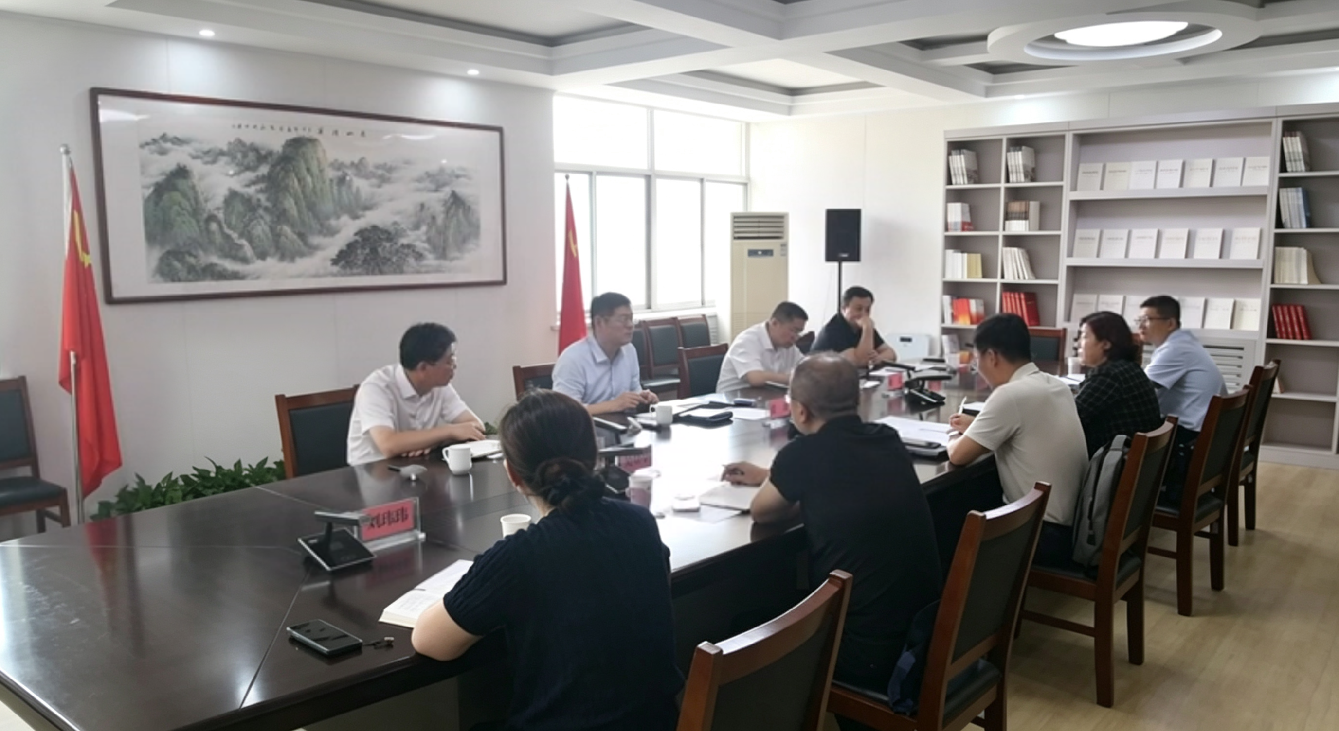 全县国土空间总体规划动态维护汇报会召开